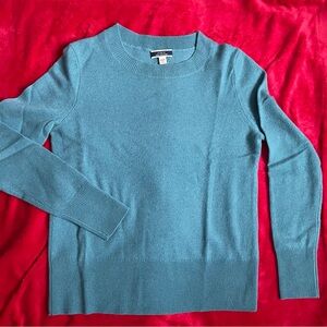 J. Crew Teal Cashmere Sweater
